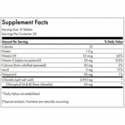 SWANSON Kyoto Chlorella Parastā hlorella 300 kapsulas