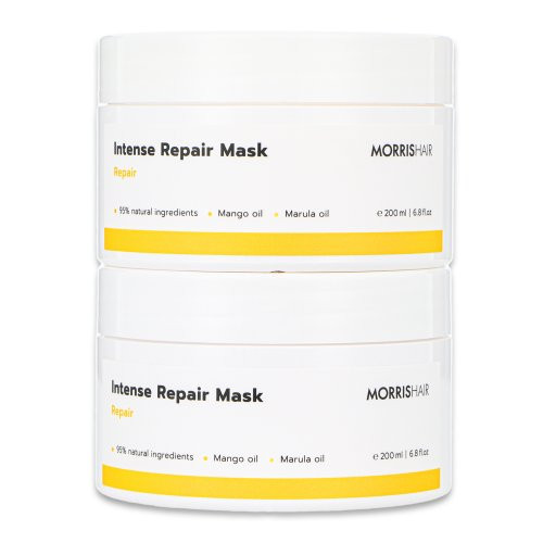 MorrisHair Intense Repair Mask Duo Set Masku komplekts bojātiem matiem