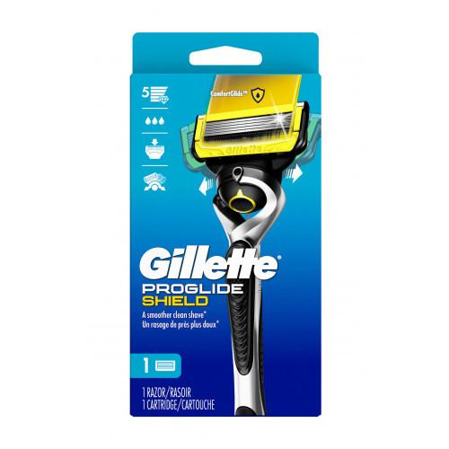 Gillette ProGlide Shield Razor Handle + 1 Blade Refill Skuveklis 1gab.