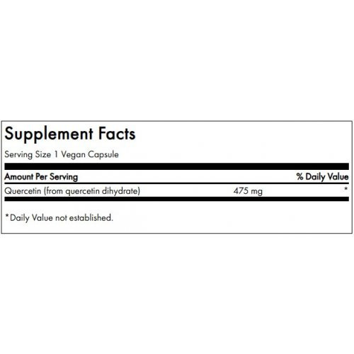 SWANSON Quercetin Immune Health 475mg Kvercetīns 60 kapsulas