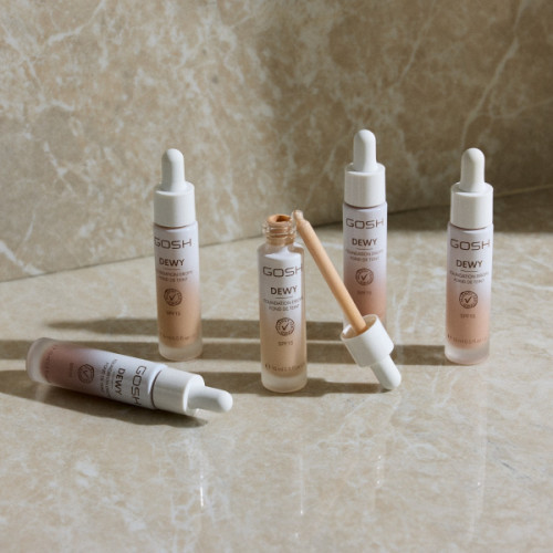 GOSH Copenhagen Dewy Foundation Drops Grima pamatnes pilieni 12ml