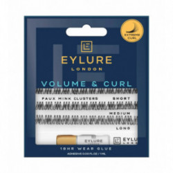 Eylure Volume & Curl Faux Mink Clusters Mākslīgas skropstas 26 gab.