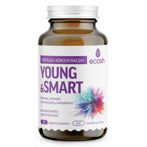 Ecosh Young&Smart Uztura bagatinatājs imunitātei 90 kapsulas
