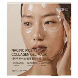 NACIFIC Rice Pepta Collagen Gel Mask Kolagēna gēla sejas maska ​​ar peptīdu kompleksu un rīsu ekstraktu 1gab.