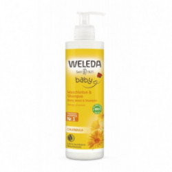 Weleda Calendula Baby Body Wash & Shampoo Bērnu šampūns matiem un ķermeņim ar kliņģerītēm 200ml