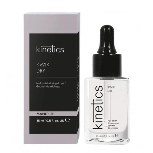 Kinetics Kwik Dry Nail Polish Drops Pilieni ātrai lakas žāvēšanai 15 ml
