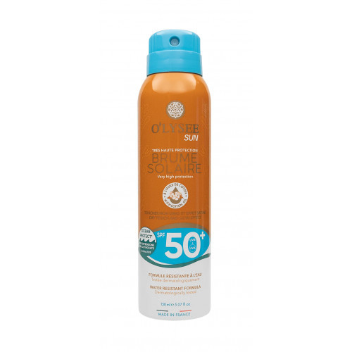 O’LYSEE Very High Protection Sun Mist SPF50+ Izsmidzināmā aizsardzība no saules 150ml