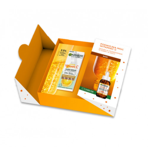 Garnier Skin Naturals Gift Set Ādas kopšanas dāvanu komplekts ar serumu dienai un naktij