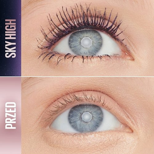 Maybelline New York Lash Sensational Sky High Pink Air Skropstu tuša Pink