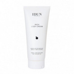 IDUN Rich Body Cream Barojošs ķermeņa krēms ar šī sviesta un auzu eļļām 200ml