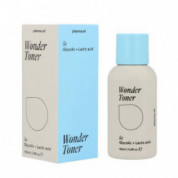 Pharma Oil Wonder Toner Glycolic + Lactic Acid Sejas toniks ar AHA skābēm 100ml