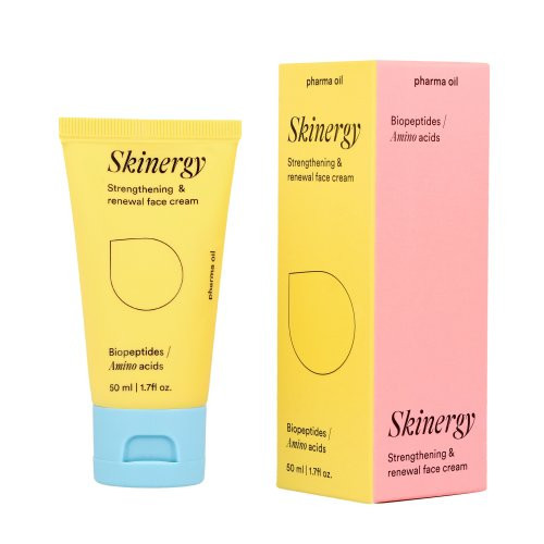 Pharma Oil Skinergy Strengthening Renewal Face Cream Biopeptīdu un aminoskābju krēms 50ml