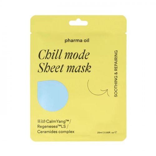 Pharma Oil Chill Mode Sheet Mask Nomierinoša lokšņu sejas maska 25ml