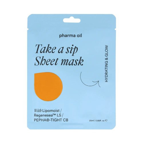 Pharma Oil Take A Sip Sheet Mask Mitrinoša lokšņu sejas maska 25ml