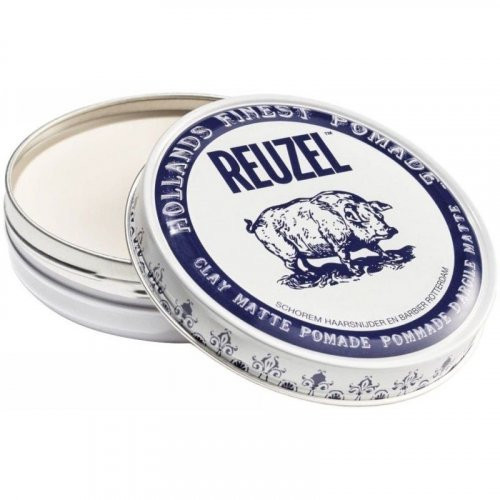 Reuzel Clay Matte Pomade Matēta stipras fiksācijas matu pomāde 340g