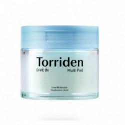 Torriden Dive-In Low Molecule Hyaluronic Acid Multi Pad Essences spilventiņi 80vnt