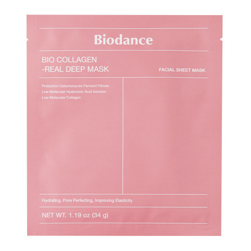 Biodance Bio Collagen Real Deep Mask Dziļi mitrinoša sejas maska 4x34 g.
