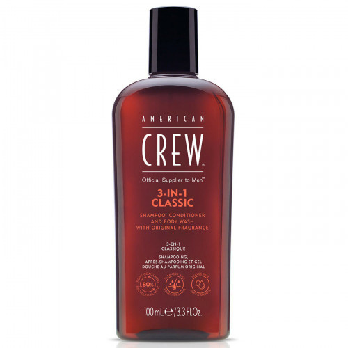 American Crew 3 in1 Šampūns, kondicionieris, dušas želeja 250ml
