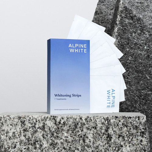 Alpine White Whitening Strips Balinošas zobu plāksnītes 7gab