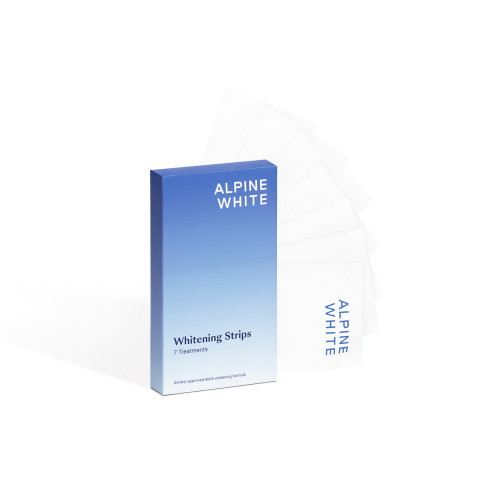 Alpine White Whitening Strips Balinošas zobu plāksnītes 7gab