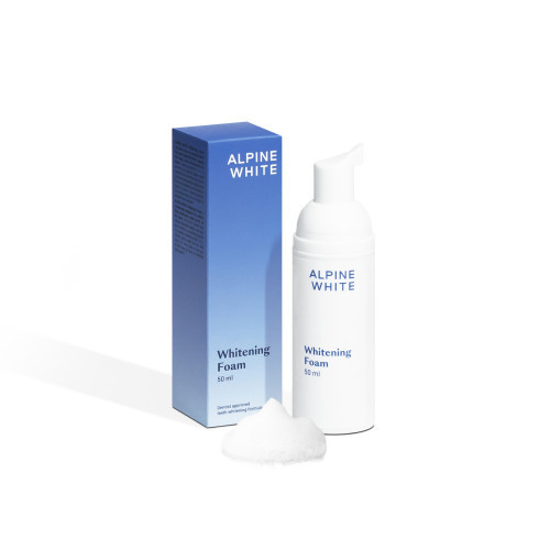 Alpine White Whitening Foam Balinošas zobu putas 50ml