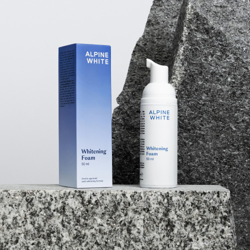 Alpine White Whitening Foam Balinošas zobu putas 50ml