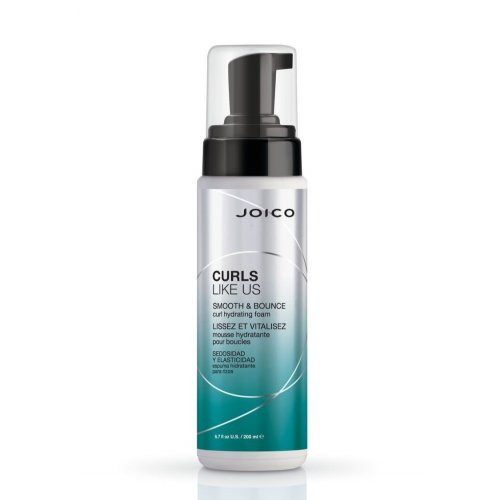 Joico Curls Like Us Smooth & Bounce Curl Hydrating Foam Mitrinošas matu putas lokām 200ml