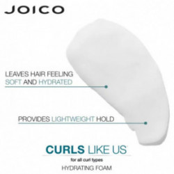 Joico Curls Like Us Smooth & Bounce Curl Hydrating Foam Mitrinošas matu putas lokām 200ml