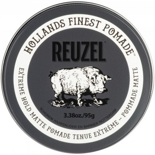 Reuzel Extreme Hold Matte Pomade Stipras fiksācijas, matēta matu pomāde 95g
