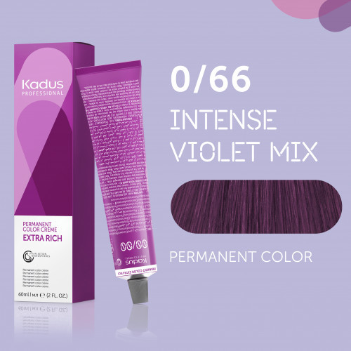 Kadus Professional Extra Rich Creme Permanent Hair Color Matu krāsa 60ml