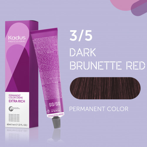 Kadus Professional Extra Rich Creme Permanent Hair Color Matu krāsa 60ml