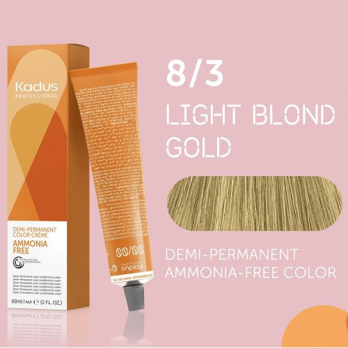 Kadus Professional Demi Permanent Ammonia Free Color Matu krāsa bez amonjaka 60ml