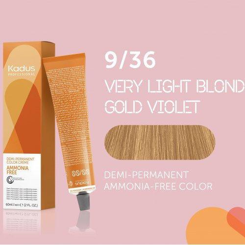 Kadus Professional Demi Permanent Ammonia Free Color Matu krāsa bez amonjaka 60ml