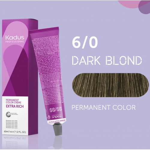 Kadus Professional Extra Rich Creme Permanent Hair Color Matu krāsa 60ml