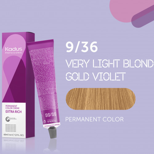 Kadus Professional Extra Rich Creme Permanent Hair Color Matu krāsa 60ml