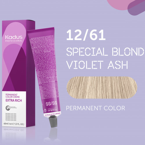 Kadus Professional Extra Rich Creme Permanent Hair Color Matu krāsa 60ml