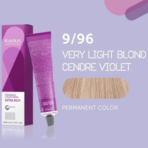 Kadus Professional Extra Rich Creme Permanent Hair Color Matu krāsa 60ml