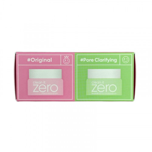 Banila Co Clean it Zero Balm Mini Kit – Original + Pore Clarifying Attīrošu balzāmu komplekts 2x7ml