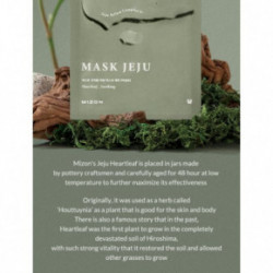 Mizon Joyful Time Mask Jeju Heartleaf Lokšņu sejas maska 1gab.