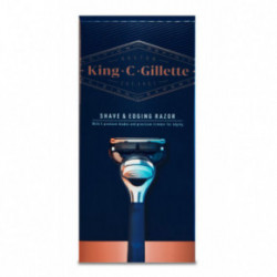 Gillette King C. Gillette Shave and Edging Razor Divvirzienu skuveklis 1gab.