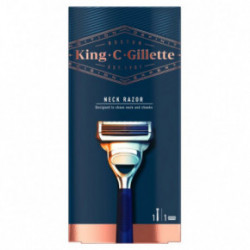 Gillette King C. Gillette Neck Razor Divvirzienu skuveklis 1gab.