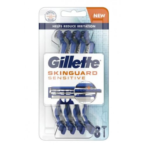 Gillette Disposable Razor For Sensitive Skin Vienreizējie skuvekļi 6gab