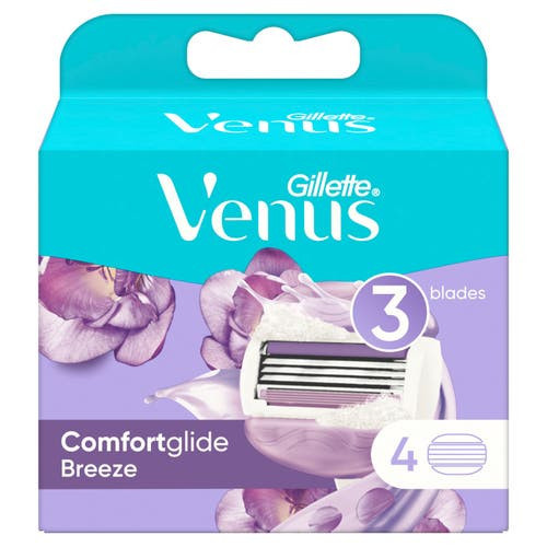Gillette Venus Breeze Women Razor Refills Papildus skūšanās galviņas 4gab