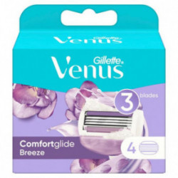 Gillette Venus Breeze Women Razor Refills Papildus skūšanās galviņas 4gab