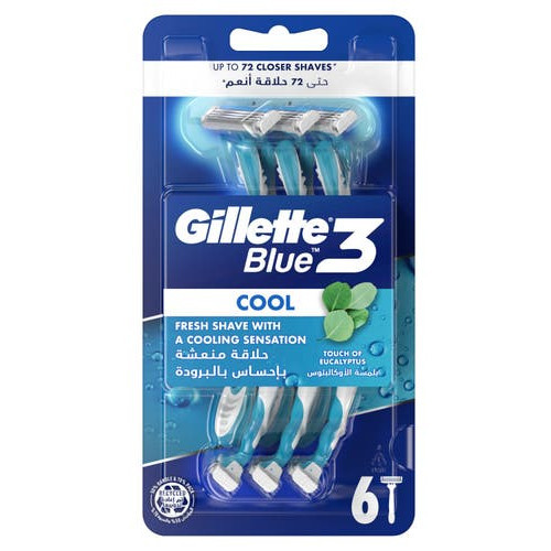 Gillette Gillette Blue 3 Cool Razors Vienreizlietojamie skuvekļi 3 gab.