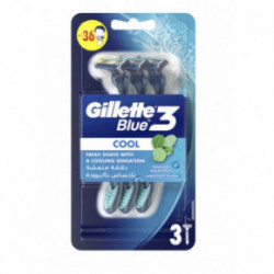 Gillette Gillette Blue 3 Cool Razors Vienreizlietojamie skuvekļi 3 gab.