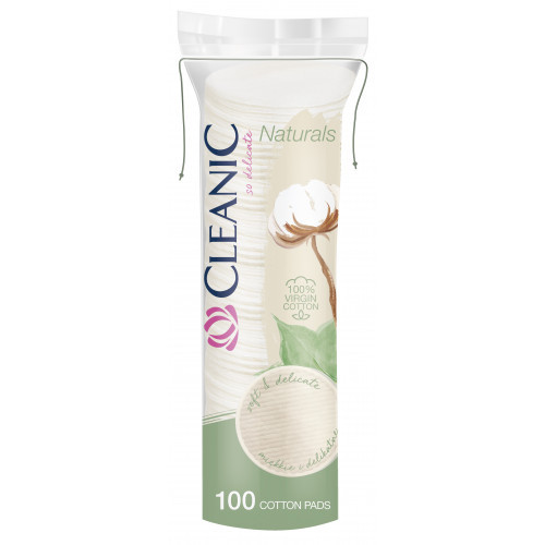 Cleanic Pure Effect Virgin Cotton Pads Vates diski 100vnt