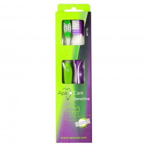 ApaCare Sensitive 3D Micro Clean Zobu birstes 2 gab.