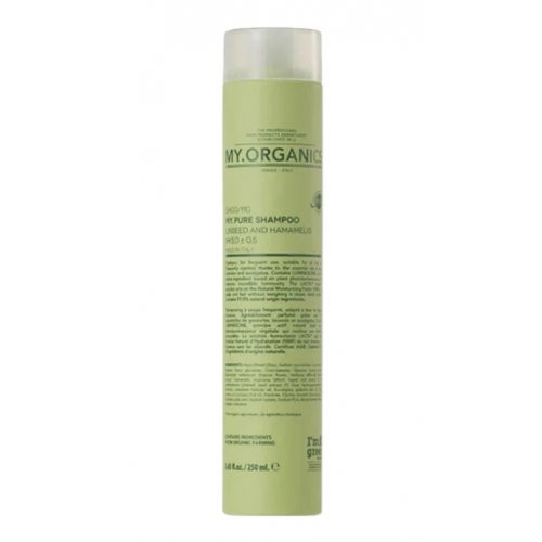My.Organics My.Pure Shampoo Linseed and Hamamelis Matu šampūns 250ml