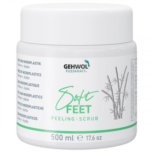 Gehwol Fusskraft Soft Feet Peeling Bambusa un žožobas pīlings pēdu un kāju ādas kopšanai 125ml